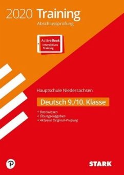 Training Abschlussprüfung Hauptschule 2020 - Deutsch 9./10. Klasse - Niedersachsen, Ausgabe mit ActiveBook