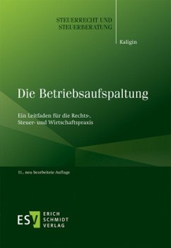 Cover Die Betriebsaufspaltung