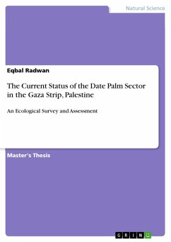 The Current Status of the Date Palm Sector in the Gaza Strip, Palestine (eBook, ePUB) - Radwan, Eqbal