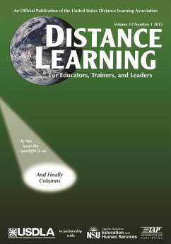 Cover Distance Learning - Issue (eBook, ePUB)