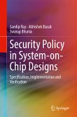 Security Policy in System-on-Chip Designs (eBook, PDF)