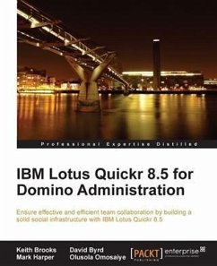 IBM Lotus Quickr 8.5 for Domino Administration (eBook, PDF) - Brooks, Keith