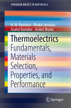 Thermoelectrics (eBook, PDF) - Ravindra, N. M.; Jariwala, Bhakti; Bañobre, Asahel; Maske, Aniket