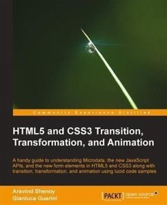 HTML5 and CSS3 Transition, Transformation, and Animation (eBook, PDF) - Shenoy, Aravind