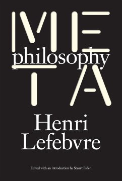 Metaphilosophy (eBook, ePUB) - Lefebvre, Henri