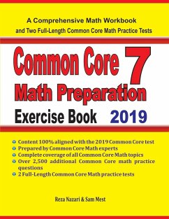 Common Core 7 Math Preparation Exercise Book - Nazari, Reza; Mest, Sam