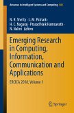 Emerging Research in Computing, Information, Communication and Applications (eBook, PDF)