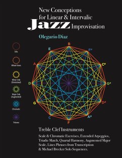 New Conceptions for Linear & Intervalic Jazz Improvisation (eBook, ePUB) - Diaz, Olegario