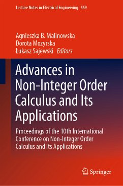 Advances in Non-Integer Order Calculus and Its Applications (eBook, PDF)