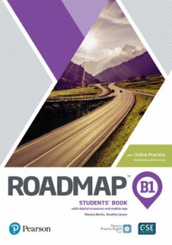Cover Roadmap B1 Students' Book with Online Practice, Digital Resources & App Pack, m. 1 Beilage, m. 1 Online-Zugang