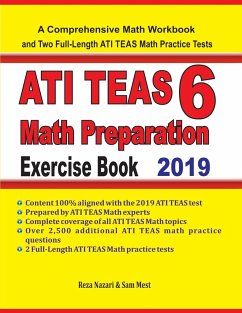 ATI TEAS 6 Math Preparation Exercise Book - Nazari, Reza; Mest, Sam