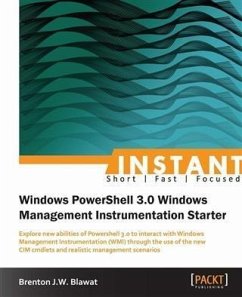 Cover Instant Windows Powershell 3.0 Windows Management Instrumentation Starter (eBook, PDF)
