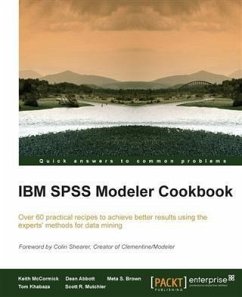 Cover IBM SPSS Modeler Cookbook (eBook, PDF)