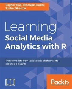 Learning Social Media Analytics with R (eBook, PDF) - Bali, Raghav