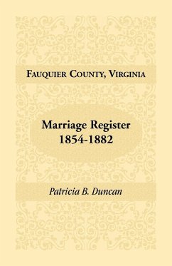 Fauquier County, Virginia Marriage Register, 1854-1882 - Duncan, Patricia B.