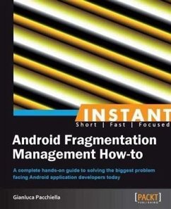 Cover Instant Android Fragmentation Management How-to (eBook, PDF)