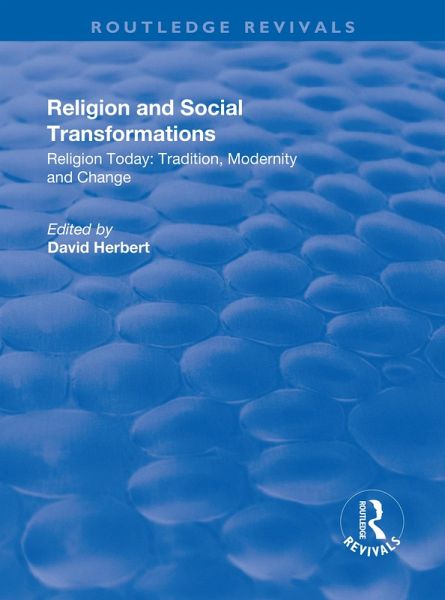 Religion and Social Transformations (eBook, ePUB) Religion and Social Transformations (eBook, ePUB)