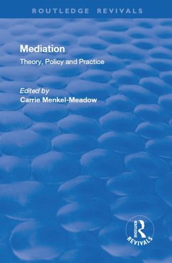 Cover Mediation: Theory, Policy and Practice (eBook, PDF)