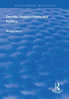Derrida, Responsibility and Politics (eBook, ePUB) - Patrick, Morag