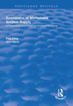 Cover Economics of Marketable Surplus Supply (eBook, ePUB)