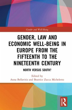 Gender, Law and Economic Well-Being in Europe from the Fifteenth to the Nineteenth Century (eBook, ePUB)
