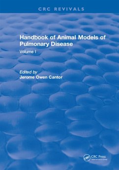 CRC Handbook of Animal Models of Pulmonary Disease (eBook, ePUB) - Cantor, Jerome Owen