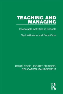 Teaching and Managing (eBook, ePUB) - Wilkinson, Cyril; Cave, Ernie