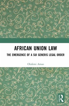 Cover African Union Law (eBook, PDF)