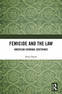 Femicide and the Law (eBook, PDF) - Dayan, Hava