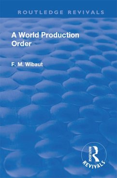 Cover Revival: A World Production Order (1935) (eBook, ePUB)