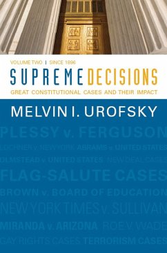 Supreme Decisions, Volume 2 (eBook, ePUB) - Urofsky, Melvin I.