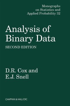 Analysis of Binary Data (eBook, ePUB) - Cox, D. R.