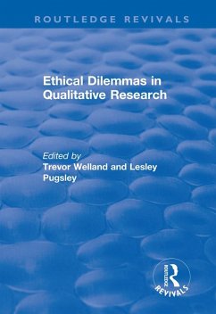 Cover Ethical Dilemmas in Qualitative Research (eBook, ePUB)