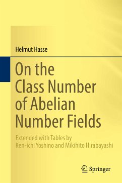 On the Class Number of Abelian Number Fields (eBook, PDF) - Hasse, Helmut