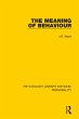 The Meaning of Behaviour (eBook, PDF) - Bild 1