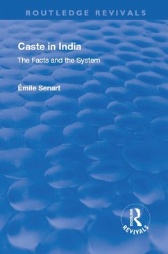 Revival: Caste in India (1930) (eBook, ePUB) - Senart, E´Mile Charles Marie