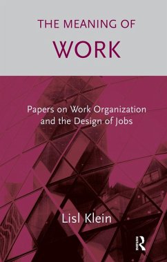 The Meaning of Work (eBook, PDF) - Klein, Lisl