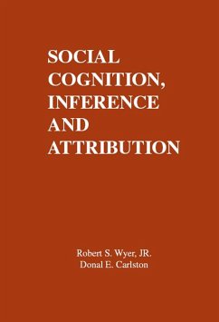 Social Cognition, Inference, and Attribution (eBook, ePUB) - Wyer Jr., R. S.; Carlston, D. E.