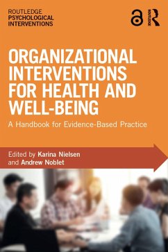 Cover Organizational Interventions for Health and Well-being (eBook, PDF)