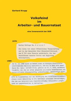Volksfeind im Arbeiter- und Bauernstaat (eBook, ePUB) - Krupp, Gerhard
