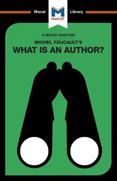 An Analysis of Michel Foucault's What is an Author? (eBook, PDF) - Smith-Laing, Tim