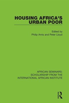 Housing Africa's Urban Poor (eBook, ePUB) Cover Housing Africa's Urban Poor (eBook, ePUB)