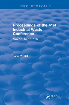 Cover Proceedings of the 41st Industrial Waste Conference May 1986, Purdue University (eBook, PDF)
