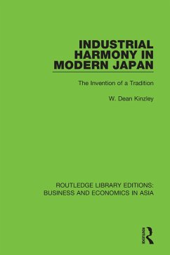 Cover Industrial Harmony in Modern Japan (eBook, PDF)