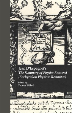 Jean D'Espagnet's The Summary of Physics Restored (Enchyridion Physicae Restitutae) (eBook, PDF)