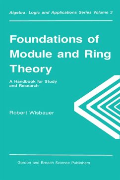 Foundations of Module and Ring Theory (eBook, ePUB) - Wisbauer, Robert