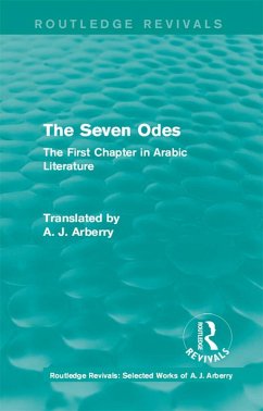 Cover Routledge Revivals: The Seven Odes (1957) (eBook, ePUB)