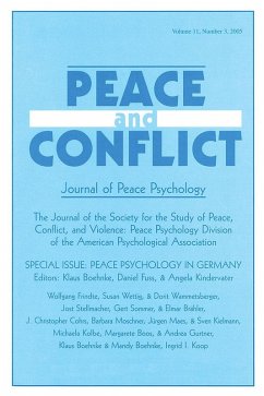 Cover Peace Psychology in Germany (eBook, PDF)