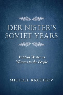 Cover Der Nister's Soviet Years (eBook, ePUB)