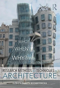 Research Methods and Techniques in Architecture (eBook, ePUB) - Niezabitowska, Elzbieta Danuta